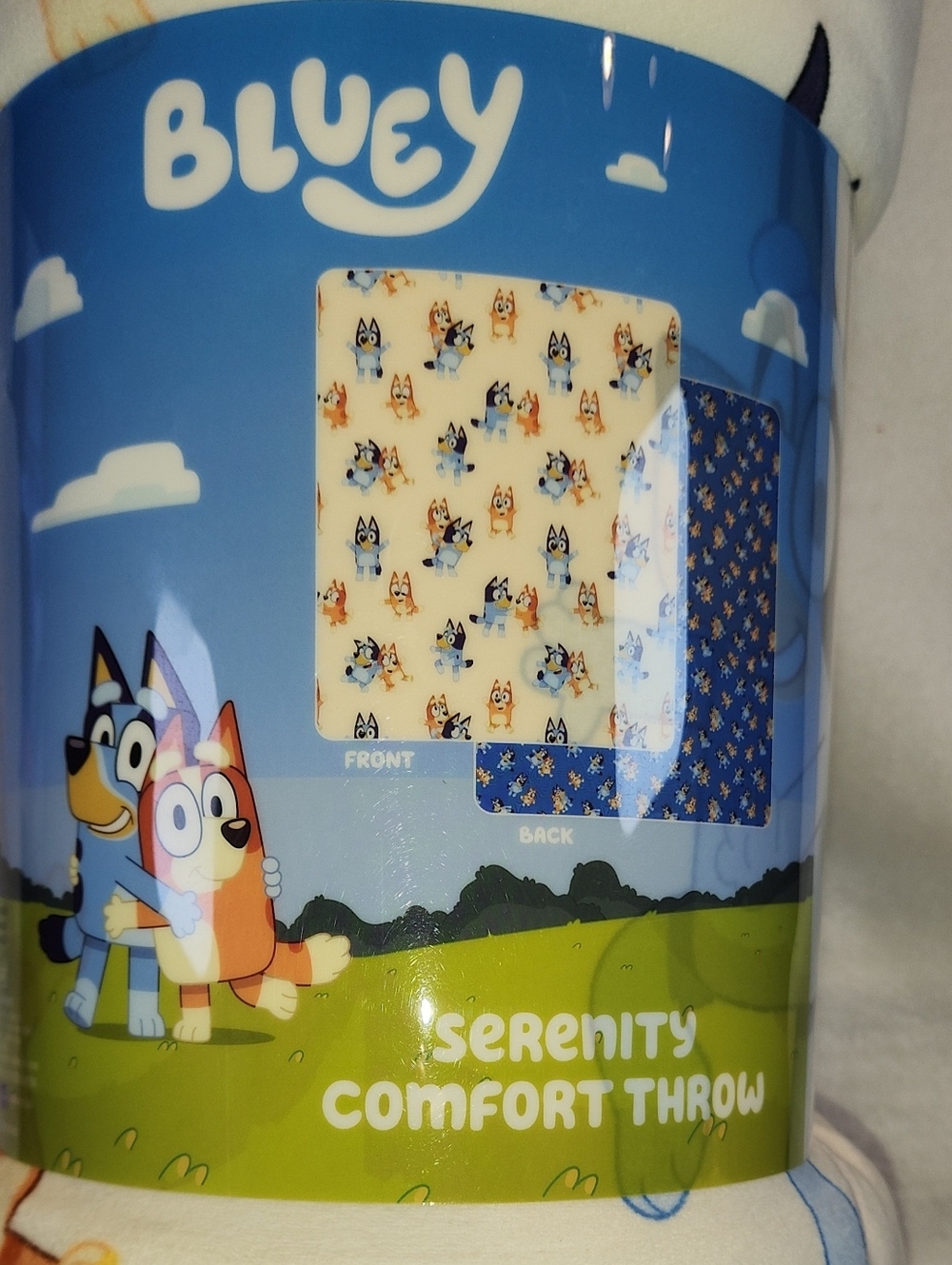 LUDO BBC STUDIOS KIDS Serenity BLUEY AND BINGO Comfort Throw